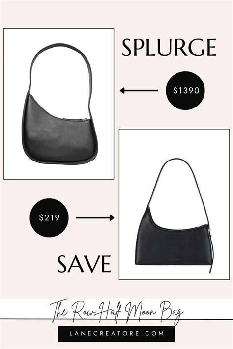 the row bag dupes|the row half moon bags.